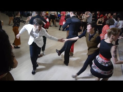 Daniil Nikulin and Sonia Ortega - Social Lindy Hop