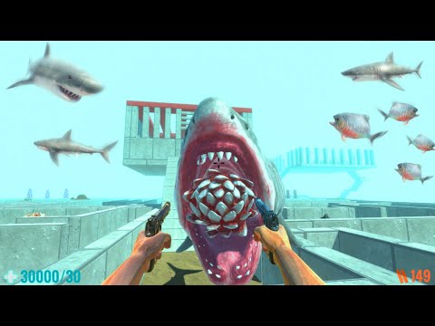 FPS Avatar with all weapons in ocean maze - Animal Revolt Battle Simulator