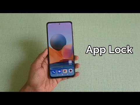 Redmi Note 10 Pro : App Lock with Fingerprint Scanner, Face Unlock