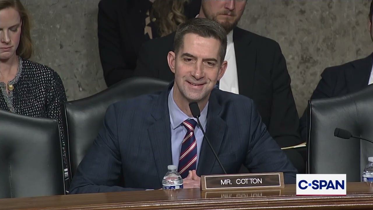 Sen. Cotton Asks Generals About Illegal Orders