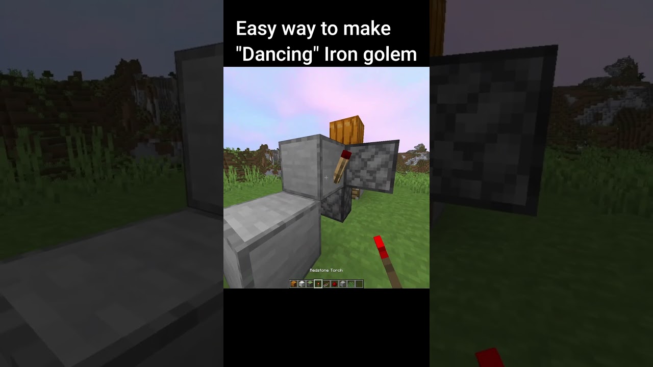 DONT CHECK THE SOUND!!😭#minecraft #minecraftjava #irongolem #minecraftmeme #funny #meme #assumptions