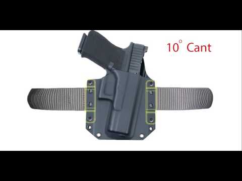 How to: OWB Bravo Concealment Holster - Different carry and tilt or cant options