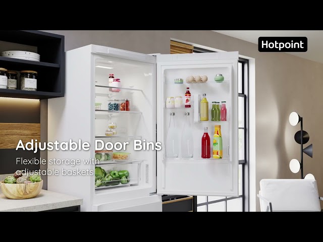 Hotpoint 335 Litre 60/40 Freestanding Fridge Freezer - White