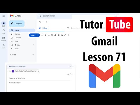 Gmail Tutorial Lesson 1 Gmail Interface
