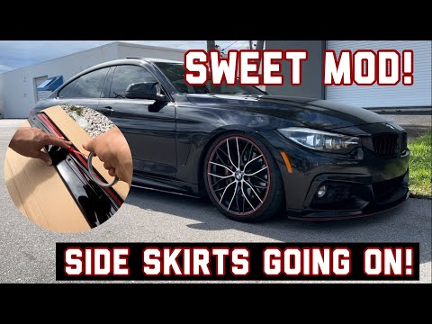 How to VERY EASILY Install Side Skirts on a BMW !