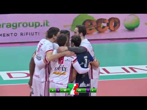 Superlega A1: Highlights Milano - Verona 0-3