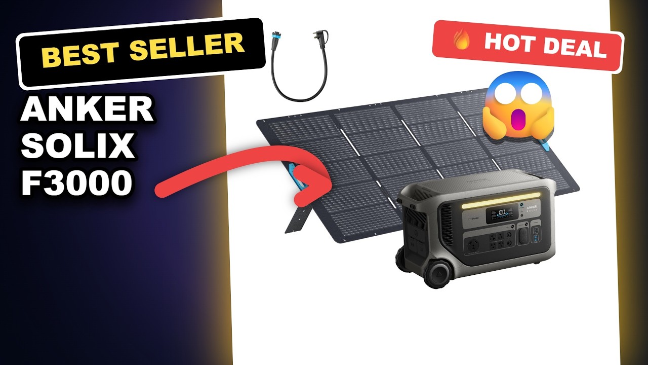 Anker SOLIX F3000 Portable Power Station Review: A Real Home Emergency Backup? review video
