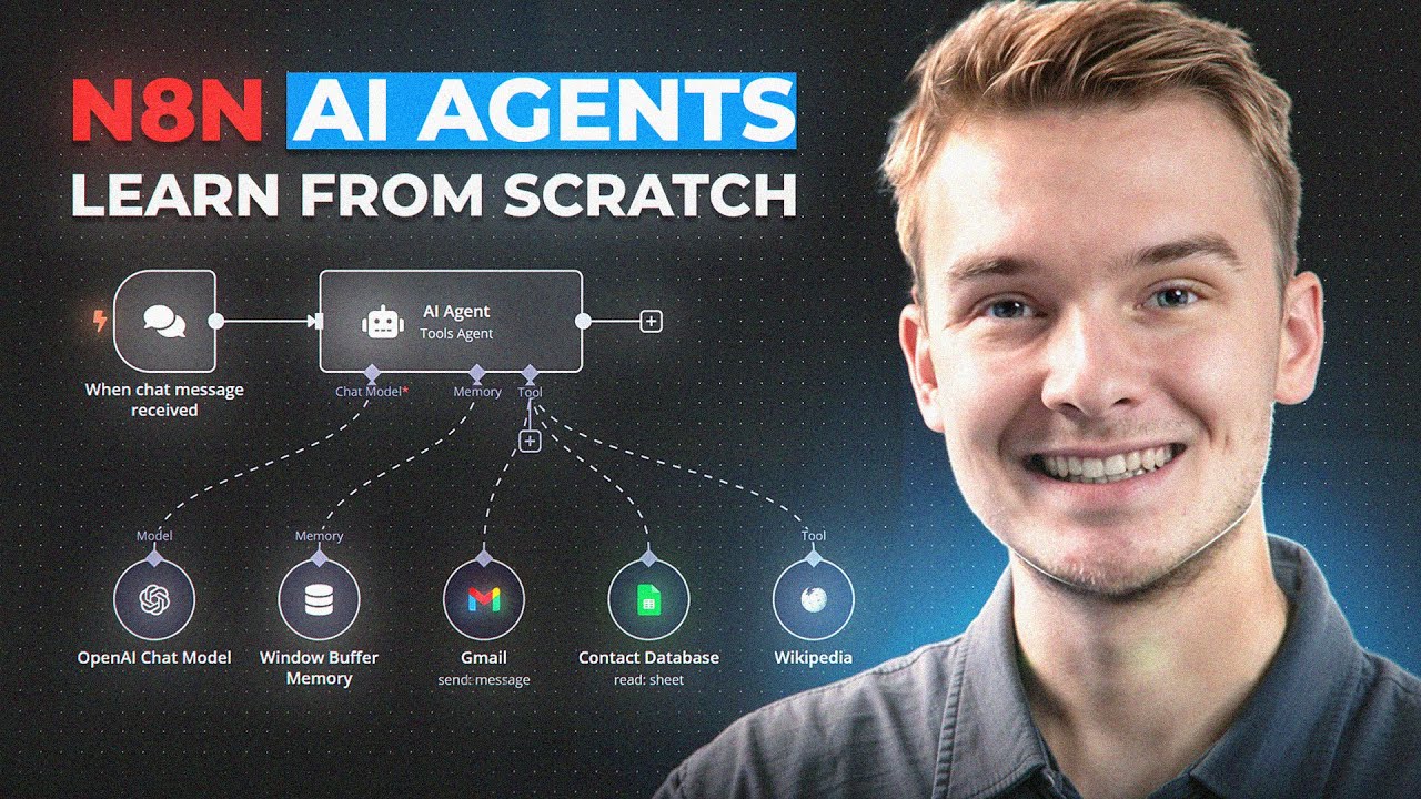 N8N AI Agents Complete Guide For Beginners!
