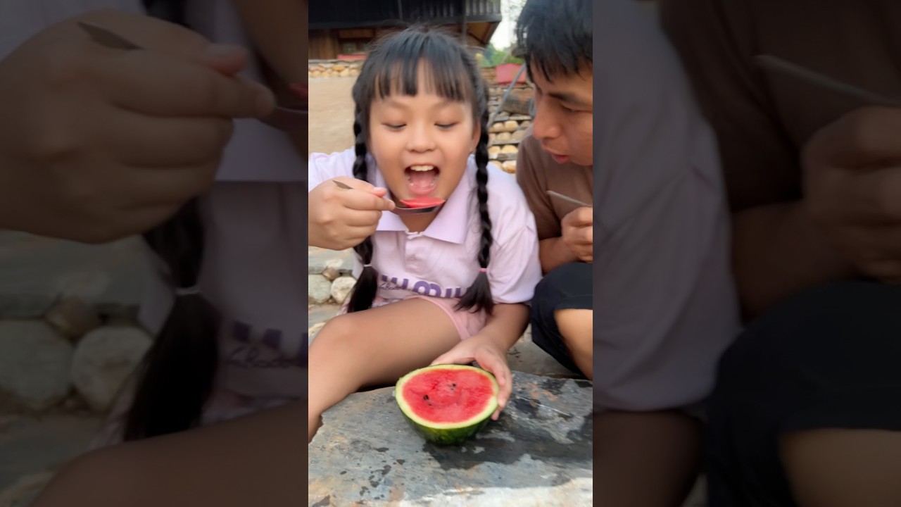 Watermelon Prank with One of the Twib Brothers 🤣😂 Soc family #shorts