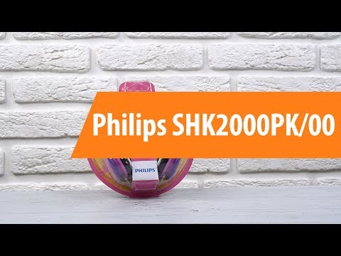 Vaikiškos ausinės Philips SHK2000PK/00 Rožinės ir violetinės video