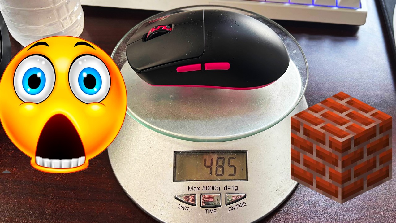 500 GRAM GAMING MOUSE! Pulsar CRAZYHEAVY (shocking) - YouTube