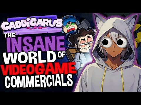 The Insane World of Video Game Commercials | Sleepy Reacts to Caddicarus