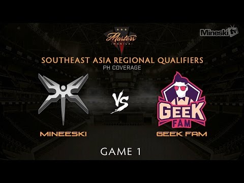 Mineski vs Geek Fam | The Manila Masters | SEA Regional Qualifier | Game 1