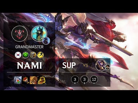 Nami Support vs Blitzcrank - KR Grandmaster Patch 10.4
