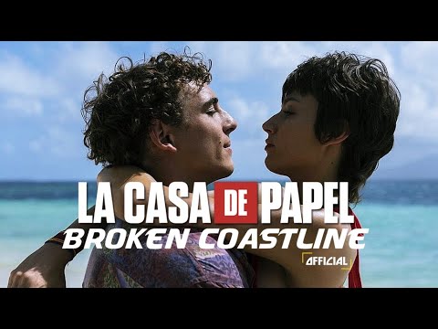 Down Like Silver - Broken Coastline (Lyrics / Lyric Video) • La Casa De Papel | S3 Soundtrack