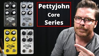 Video thumbnail for Pettyjohn Core Series / RAIL Fuzz / EDGE Preamp /ODI Overdrive / ROUS Distortion by Shawn Tubbs