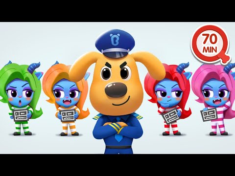 La Misión de Rescate de Antel 💫 Más de 1Hora 🐾 Dibujos Animados 🔍Sheriff Labrador en Español