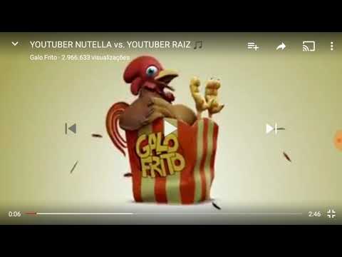 Reagindo a YOUTUBER NUTELLA vs. YOUTUBER RAIZ ♫