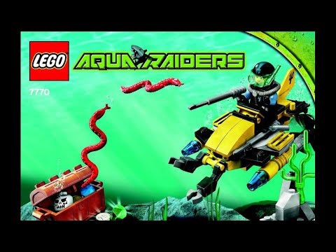 LEGO Instructions | Aqua Raiders | 7770 | Deep Sea Treasure Hunter