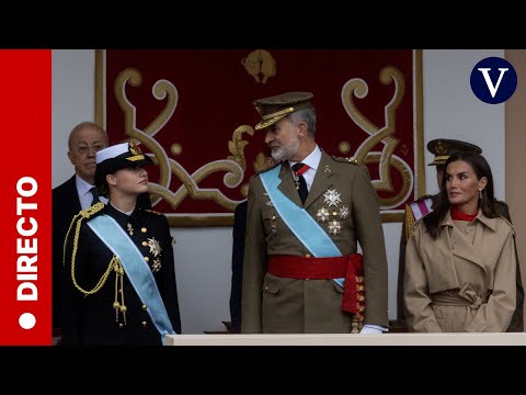 Desfile militar del Día de la Hispanidad en Madrid