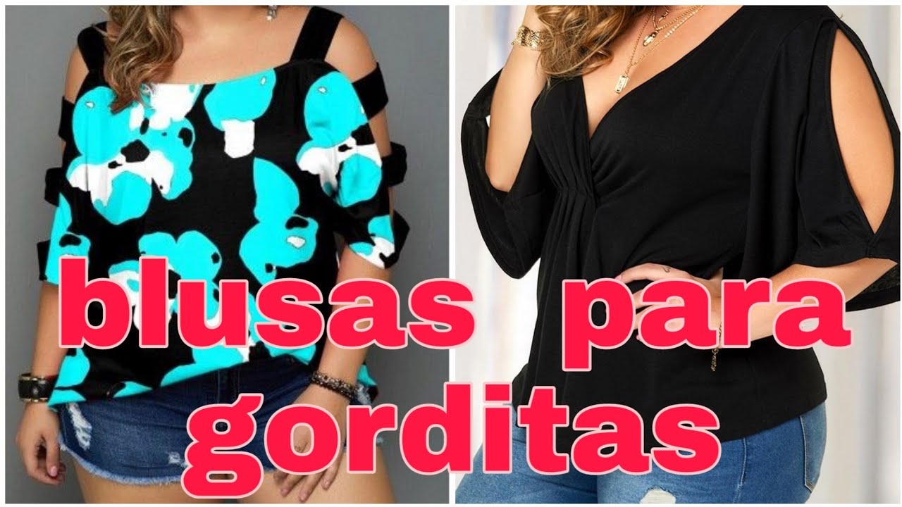 🔴Blusas para GORDITAS/Blusas plus/ Distintas blusas grandes y en moda.