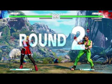 SFV beta LAURA vs Karin!  Close match