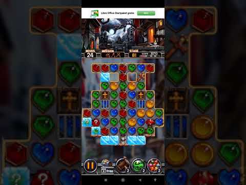 Jewel Vampire Castle 💎 🏰 Level 81 ⭐⭐⭐ 2021 - Match 3 Puzzle no Booster 👑 Android Gameplay ✅