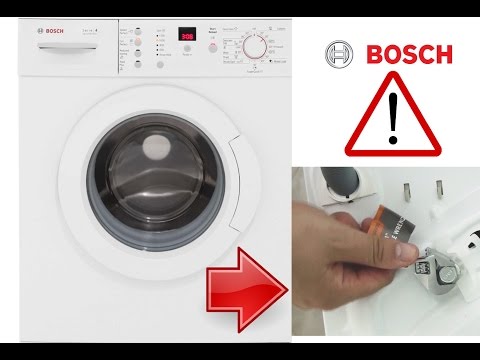 Bosch Serie 4 Washing Machine Installation - Remove...