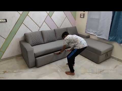 #sofa com bed # 3 seater with launcher Storage#    call 9986712130