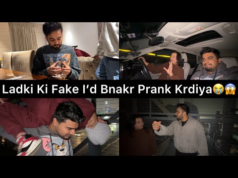 Ladki Ki Fake ID Bnakr Mujhe Fasa Liya 😭😱 Prank Gone Wrong ☠️