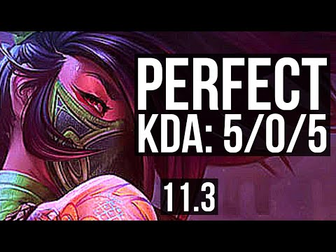 AKALI vs SHEN (TOP) | 5/0/5, 500+ games | EUW Diamond | v11.3