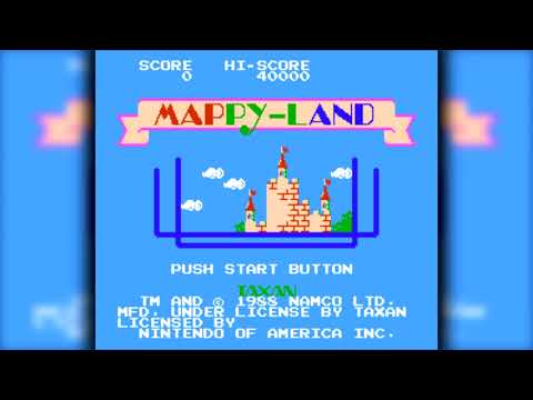 The Best of Retro VGM #1063 - Mappy-Land (NES/Famicom) - Train Station (Stage 1)