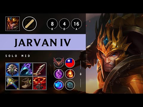 Jarvan IV Mid vs Galio: Rampage - TW Grandmaster Patch 14.15