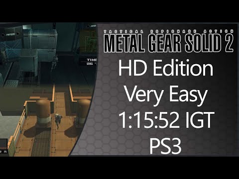 MGS2: HD Edition | PS3 | Very Easy | Any% | 1:15:52 IGT