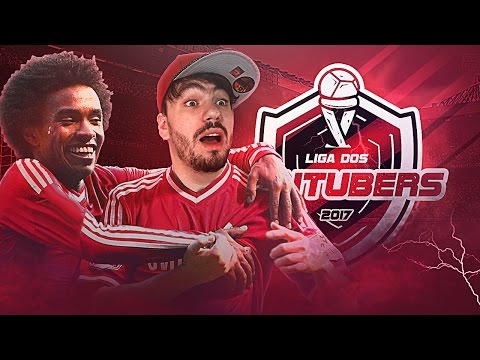 O MEU TIME NA LIGA DOS YOUTUBERS 2017!!