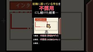 就活で苦戦している学生を不採用にし続けた結果