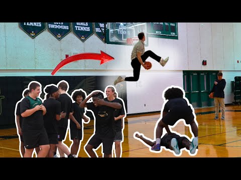 College RECRUITER TAKES OVER High school practice *Undercover Pro Dunker Pt. 5