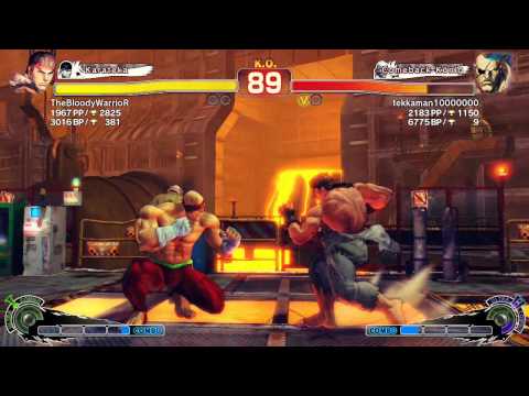 USFIV: TheBloodyWarrioR Vs tekkaman10000000 (RankMatch)