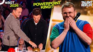 The Man Who Turned PowerPoint into Entertainment | BGT 2026 Ted Hill