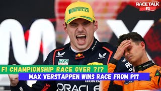 MAX MASTERCLASS AND SOUR LANDO IN SAO PAULO | F1 Brazil Grand Prix Race Review