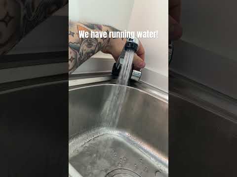 We’ve got a working Camper Van sink and tap! 🚰🚰🚰