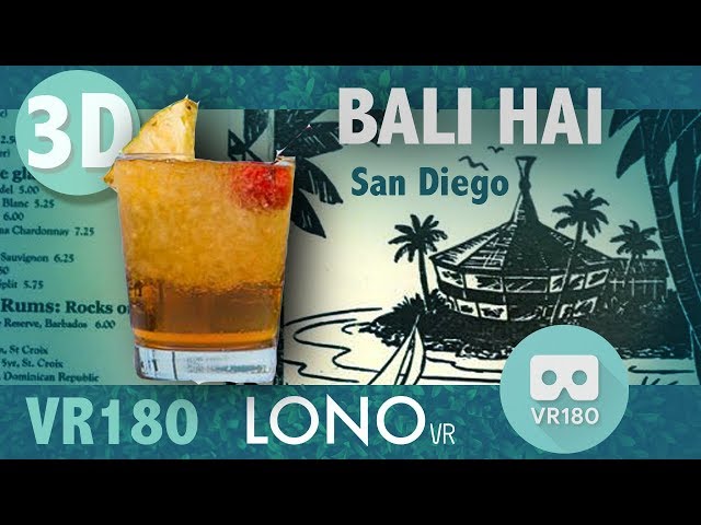 Vr180 Bali Hai Restaurant San Diego 3D VR Experience Tiki Bar Tour