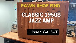 Video thumbnail for Fantastic pawn shop find:  a classic 1950s jazz amp by Garry Hansen