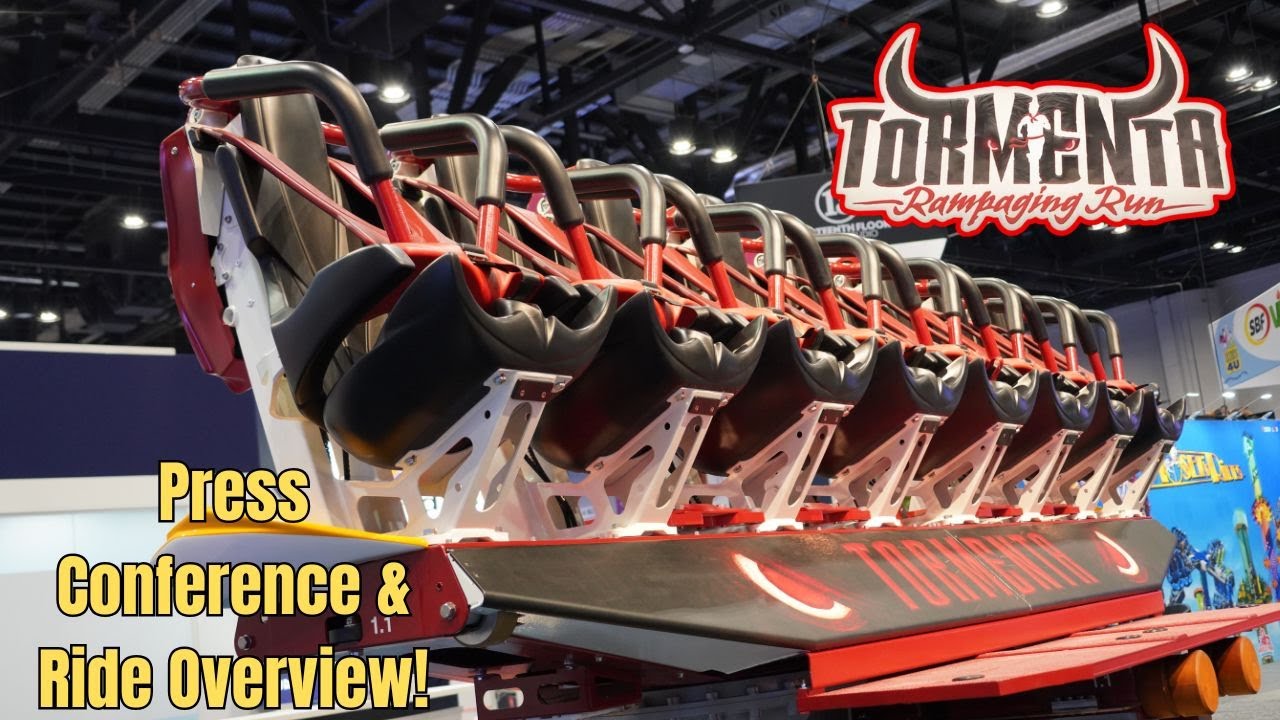 TORMENTA: Rampaging Run | World’s First GIGA DIVE Coaster! | B&M & Six Flags Over Texas | IAAPA 2025