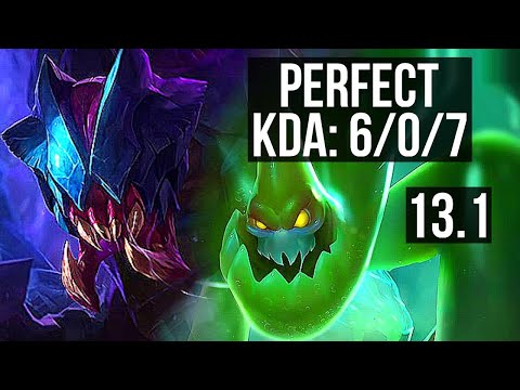 REK'SAI vs ZAC (JNG) | 6/0/7, 2.0M mastery, 500+ games, Dominating | EUW Master | 13.1