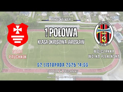 Retransmisja: Start Pruchnik 🆚 Wólczanka Wólka Pełkińska I Klasa O Jarosław #football #pilkalokalna