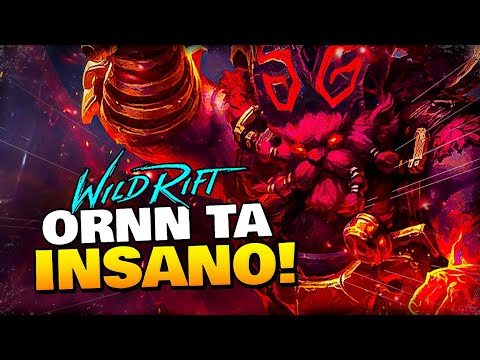 ORNN TA INSANO! VOLTEI PRO GM COM ESSE BONECÃO! | LoL Wild Rift