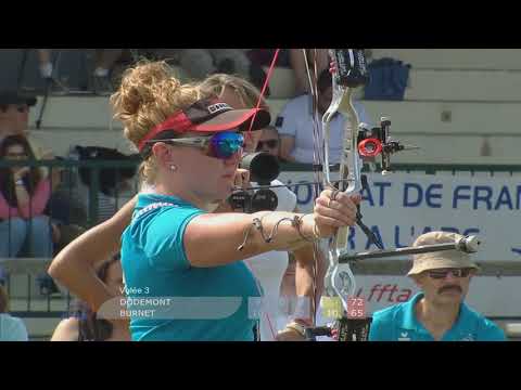 Dodémont - Burnet Or femme | Championnat de France Fita arc à poulies Argenteuil 2017