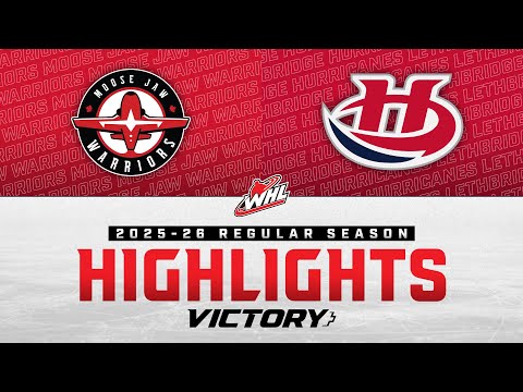 Moose Jaw Warriors at Lethbridge Hurricanes 11/28 | WHL Highlights 2025-26