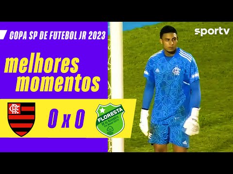 Gols e lances de Flamengo x Floresta